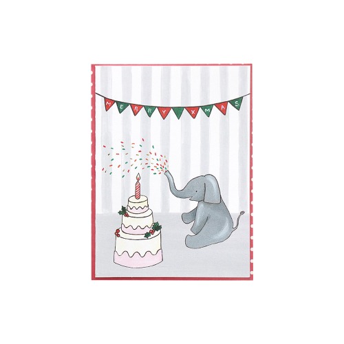 행복한 코끼리 카드